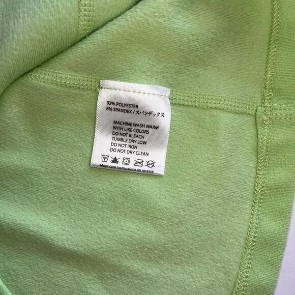 Burton Women's 1/4 Zip Cozy Lime Green Fleece Top, Size Medium, EUC - Picture 8 of 9